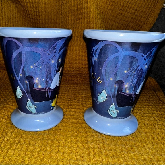 Disney “Little Mermaid” TWO footed Mugs - Picture 3 of 6